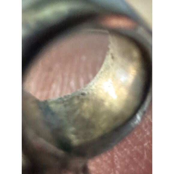 Sterling Silver Spinner Globe Orb Locket Pendant  Poison Perfume Ball  Rotating - Picture 4 of 7